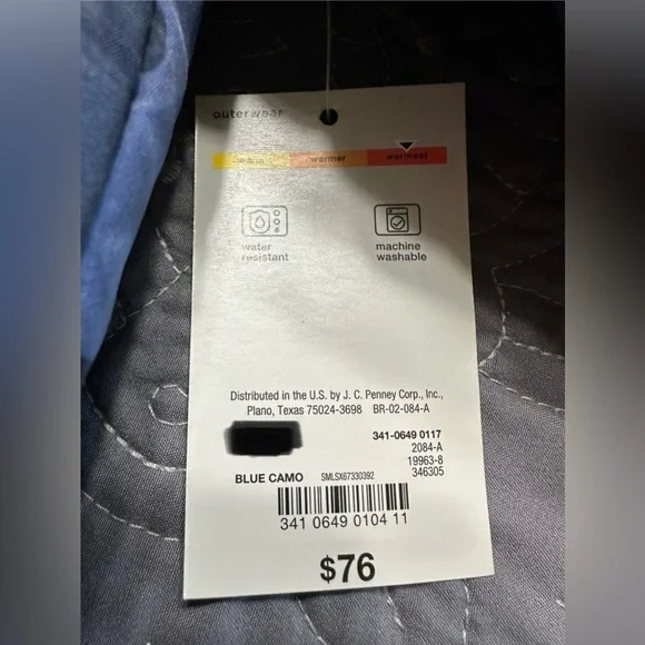 Okie Dokie Baby/Toddler Boys Blue Camo Heavyweight Puffer Jacket NWT Var… - Picture 6 of 8